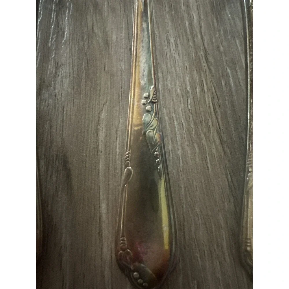 Oneida Wm A Rogers Silverplate 1936 Meadowbrook 6 Spoons Teaspoon‎ Tablespoon